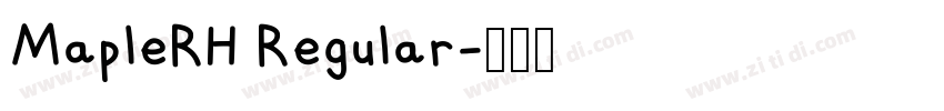 MapleRH Regular字体转换 MapleRH Regular字体转换
